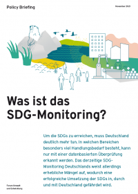 SDG monitoring cover