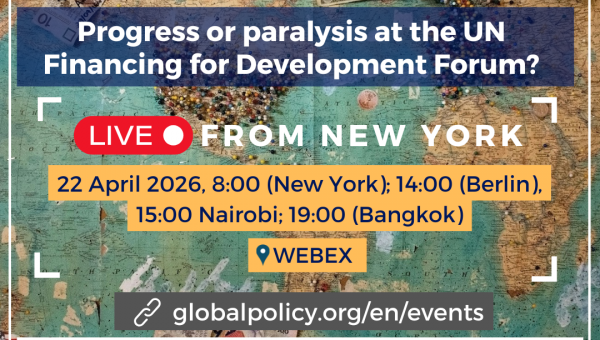 Live from New York ECOSOC FfD