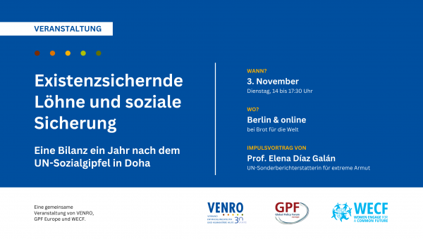 Cover Existenzsichernde löhne in den globalen lieferketten und soziale sicherung als schlüssel zur armutsbekämpfung