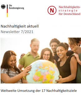 Newsletter Nachhaltigkeit Bundesregierung