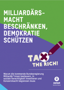Oxfam Report zu Ungleichheit