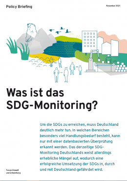 SDG monitoring cover