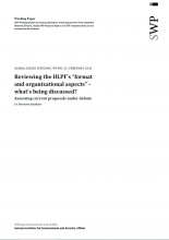 Reviewing the HLPF’s “format and organizational aspects” – what’s being discussed?