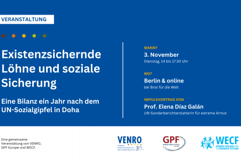 Cover Existenzsichernde löhne in den globalen lieferketten und soziale sicherung als schlüssel zur armutsbekämpfung